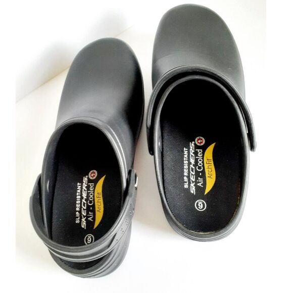 Skechers Women's Work Arch Fit Riverbound Pasay Work Shoes Clogs Size 6 - Picture 1 of 9